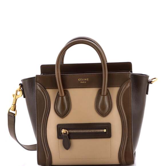 Celine Bicolor Luggage Bag Smooth #234699C15B